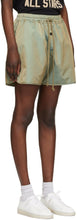 Fear of God Green Iridescent Track Shorts
