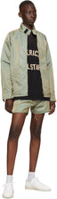 Fear of God Green Iridescent Track Shorts