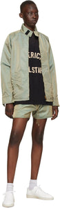 Fear of God Green Iridescent Track Shorts