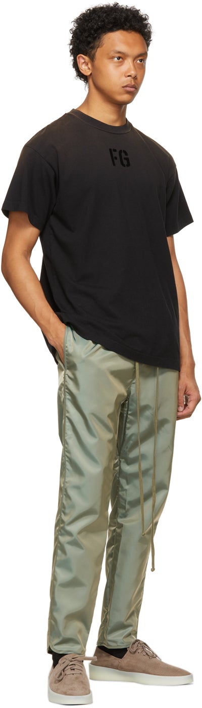 Fear of God Green Nylon Track Pants