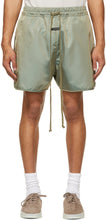 Fear of God Green Nylon Track Shorts - Peur de dieu Nylon vert Short - 그린 나일론 트랙 반바지에 대한 두려움