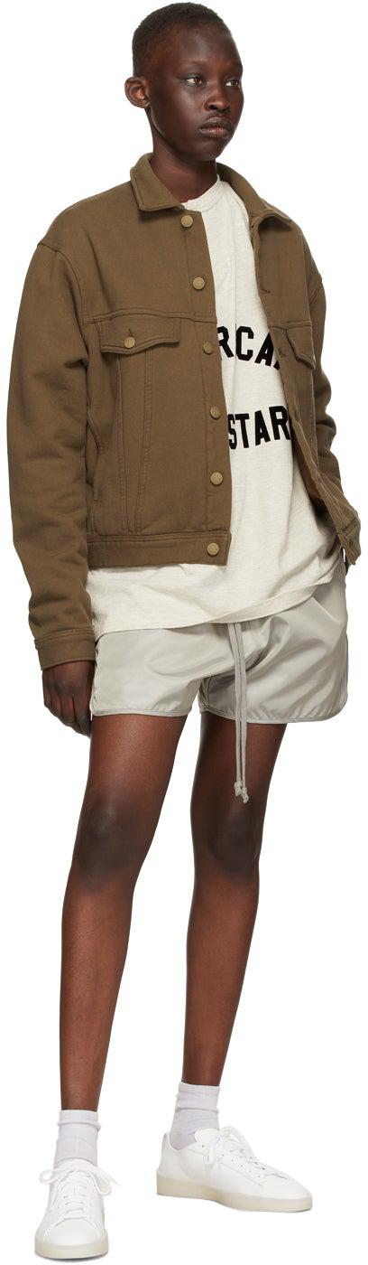 Fear of God Grey Iridescent Track Shorts