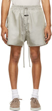 Fear of God Grey Nylon Track Shorts - Peur de dieu gris nylon short short - 하나님의 두려움 그레이 나일론 트랙 반바지
