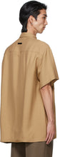 Fear of God Tan Crepe Short Sleeve Shirt