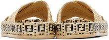 Fendi Beige 'Forever Fendi' Reflections Sandals