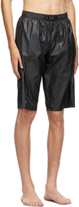 Fendi Black Belt Surf Shorts