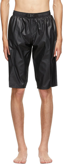 Fendi Black Belt Surf Shorts - Fendi Black Ceinture Surf Short - 펜디 블랙 벨트 서핑 반바지