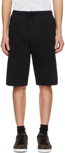 Fendi Black Embroidered Logo Shorts - Short de logo brodé noir Fendi - 펜디 블랙 수 놓은 로고 반바지