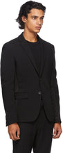 Fendi Black 'Forever Fendi' Embossed Wool Blazer