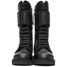 Fendi Black 'Forever Fendi' Rockoko Biker Boots