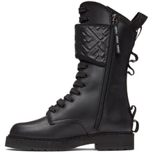 Fendi Black 'Forever Fendi' Rockoko Biker Boots