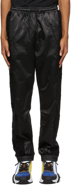 Fendi Black 'Forever Fendi' Track Pants - Pantalon de piste Fendi Black 'Forever Fendi' - 펜디 블랙 'Forever Fendi'트랙 바지