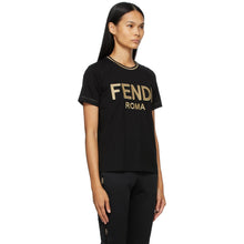 Fendi Black Jersey T-shirt