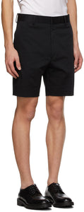 Fendi Black Plain Shorts