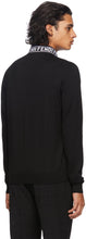 Fendi Black Wool Mock Neck Sweater