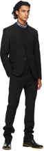 Fendi Black Wool Mock Neck Sweater