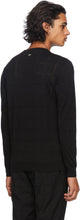Fendi Black Wool Punched Check Sweater