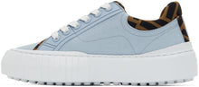 Fendi Blue Canvas 'Fendi Force' Sneakers