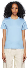 Fendi Blue Logo T-Shirt - T-shirt Logo Blue Fendi - 펜디 블루 로고 티셔츠