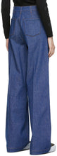 Fendi Blue Wide-Leg Jeans