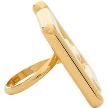 Fendi Gold 'Forever Fendi' Maxi Logo Ring - Ring Logo Maxi Maxi Fendi Gold 'Forever Fendi' - Fendi Gold 'Forever Fendi'Maxi Logo Ring.