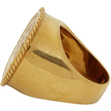 Fendi Gold Karligraphy Ring