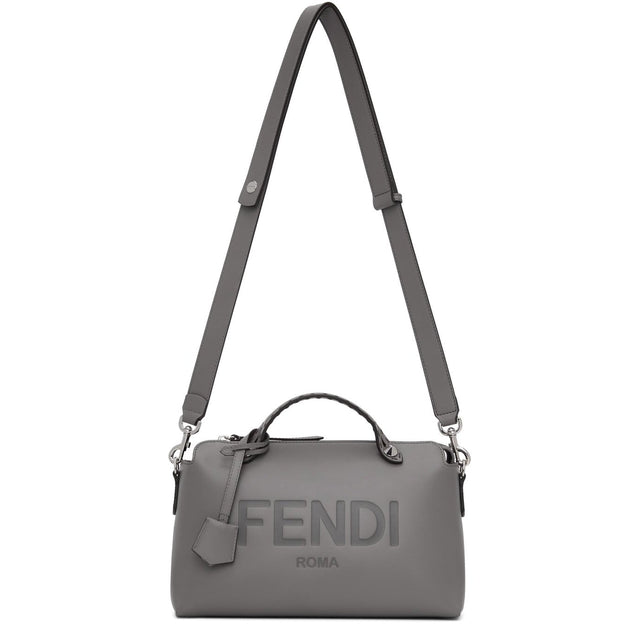Fendi Grey By The Way Boston Bag - Fendi gris à la façon dont Boston Sac - 펜디 회색 방식에 의해 보스턴 백