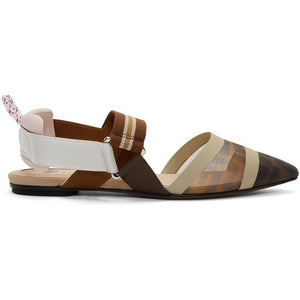 Fendi cheap colibri flats