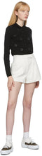 Fendi Off-White Denim Trompe L'oeil Shorts
