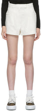 Fendi Off-White Denim Trompe L'oeil Shorts - Fendi Denim blanc cassé trombé l'oeil short - 펜디 오프 화이트 데님 Trompe L 'Oeil 반바지