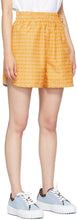 Fendi Orange 'Forever Fendi' Gym Shorts