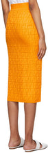 Fendi Orange 'Forever Fendi' Skirt