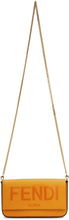 Fendi Orange Logo Wallet Shoulder Bag - Sac à bandoulière Portefeuille Fendi Orange Logo - 펜디 오렌지 로고 지갑 숄더 백