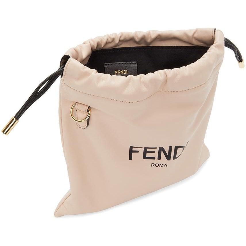 Fendi Pink Drawstring Logo Bag