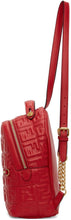 Fendi Red Mini 'FF' Backpack