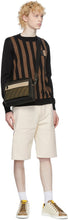 Fendi White Canvas 'Forever Fendi' Bermuda Shorts