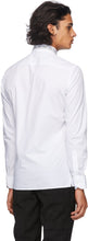 Fendi White Embroidered Collar Shirt