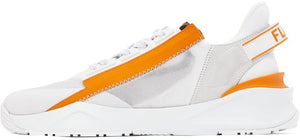 Fendi White 'Fendi Flow' Sneakers