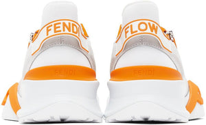 Fendi White 'Fendi Flow' Sneakers