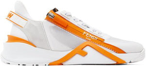 Fendi White 'Fendi Flow' Sneakers - Baskets Fendi White 'Fendi Flow' - Fendi White 'Fendi Flow'Sneakers.