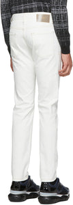 Fendi White 'Forever Fendi' Denim Jeans