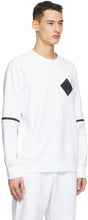 Fendi White 'Forever Fendi' Patch Sweatshirt