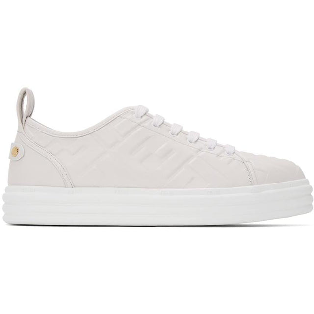 Fendi White 'Forever Fendi' Rise Sneakers