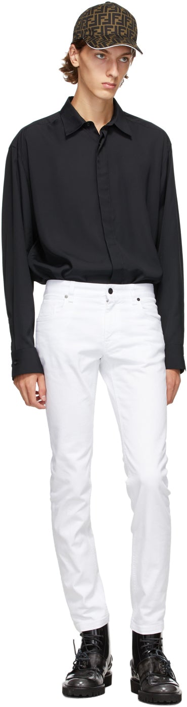 Fendi White Joshua Vides Edition Skinny Jeans – BlackSkinny