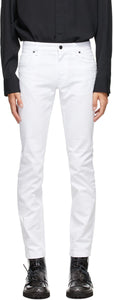 Fendi White Joshua Vides Edition Skinny Jeans - Fendi White Joshua Vide Edition Jeans maigre - Fendi White Joshua는 버전 스키니 청바지를 제공합니다