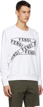 Fendi White Logo Sweatshirt