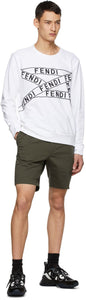 Fendi White Logo Sweatshirt