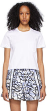 Fendi White Trompe L'oeil T-Shirt - T-shirt Fendi White Trompe L'Oeil - Fendi White Trompe L 'Oeil T 셔츠