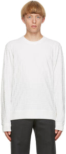 Fendi White Velour 'Forever Fendi' Sweatshirt - Sweat-shirt Fendi White Velor 'Forever Fendi' - Fendi White Velor 'Forever Fendi'스웨터
