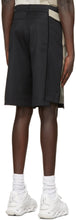 Feng Chen Wang Black Paneled Shorts